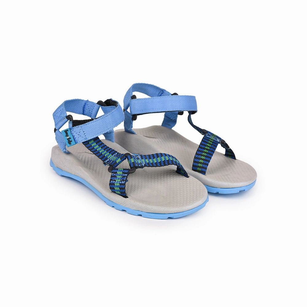 Lucy & Luke (Blue) Casual Sandal For Kids By Liberty
