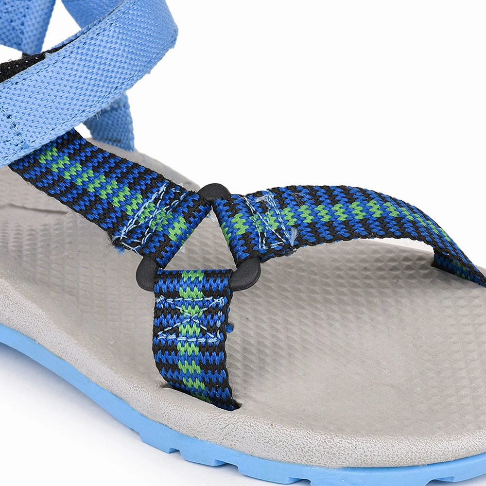 Lucy & Luke (Blue) Casual Sandal For Kids By Liberty