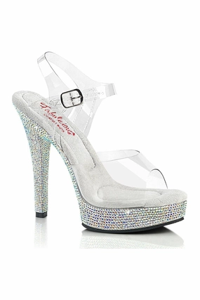 MAJESTY-508DM Sandal | Clear Vinyl