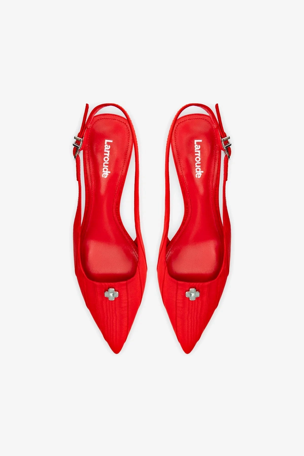 Maxine Pump In Red Fabric