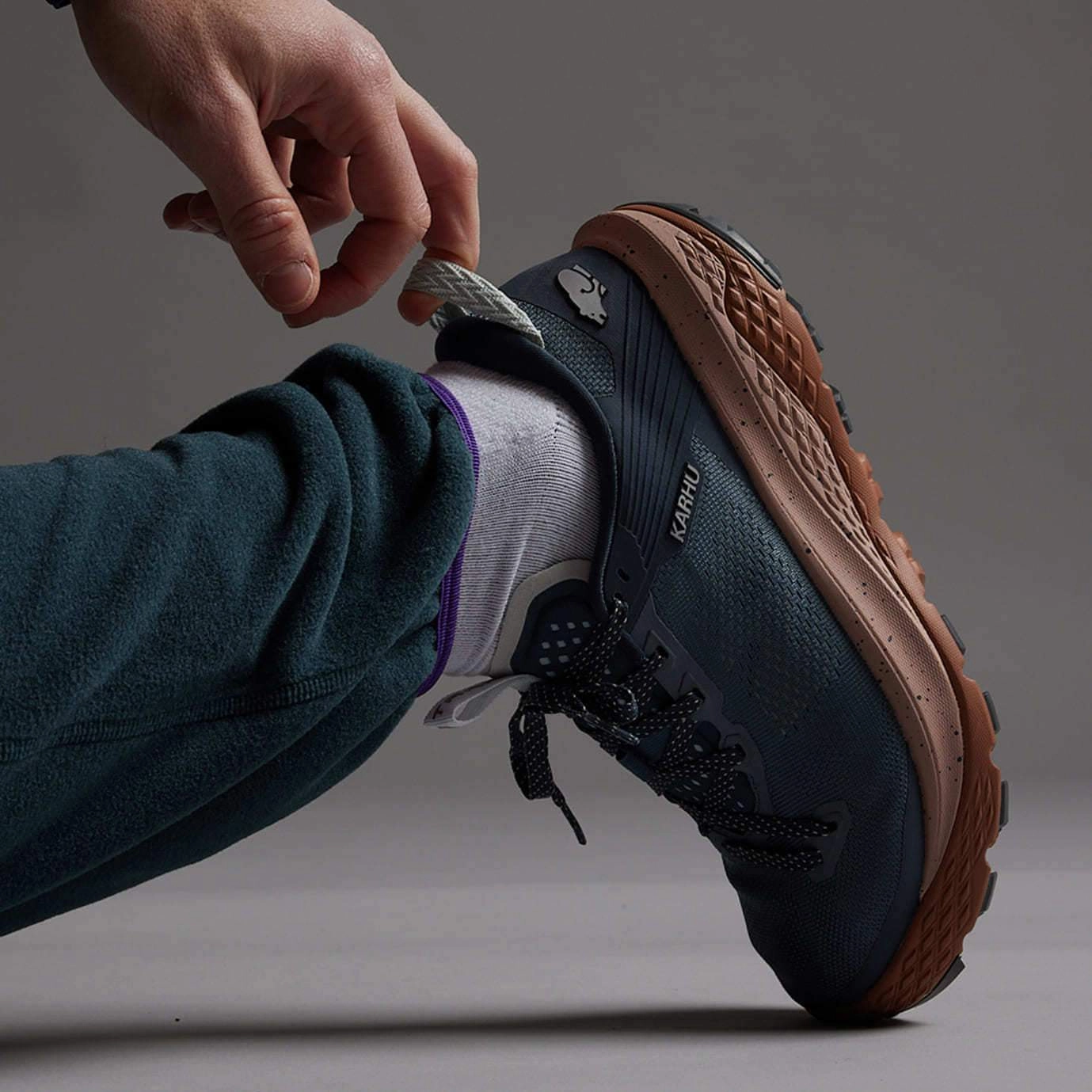 MEN'S IKONI TRAIL 1.0 - STORMY WEATHER / RUGBY TAN