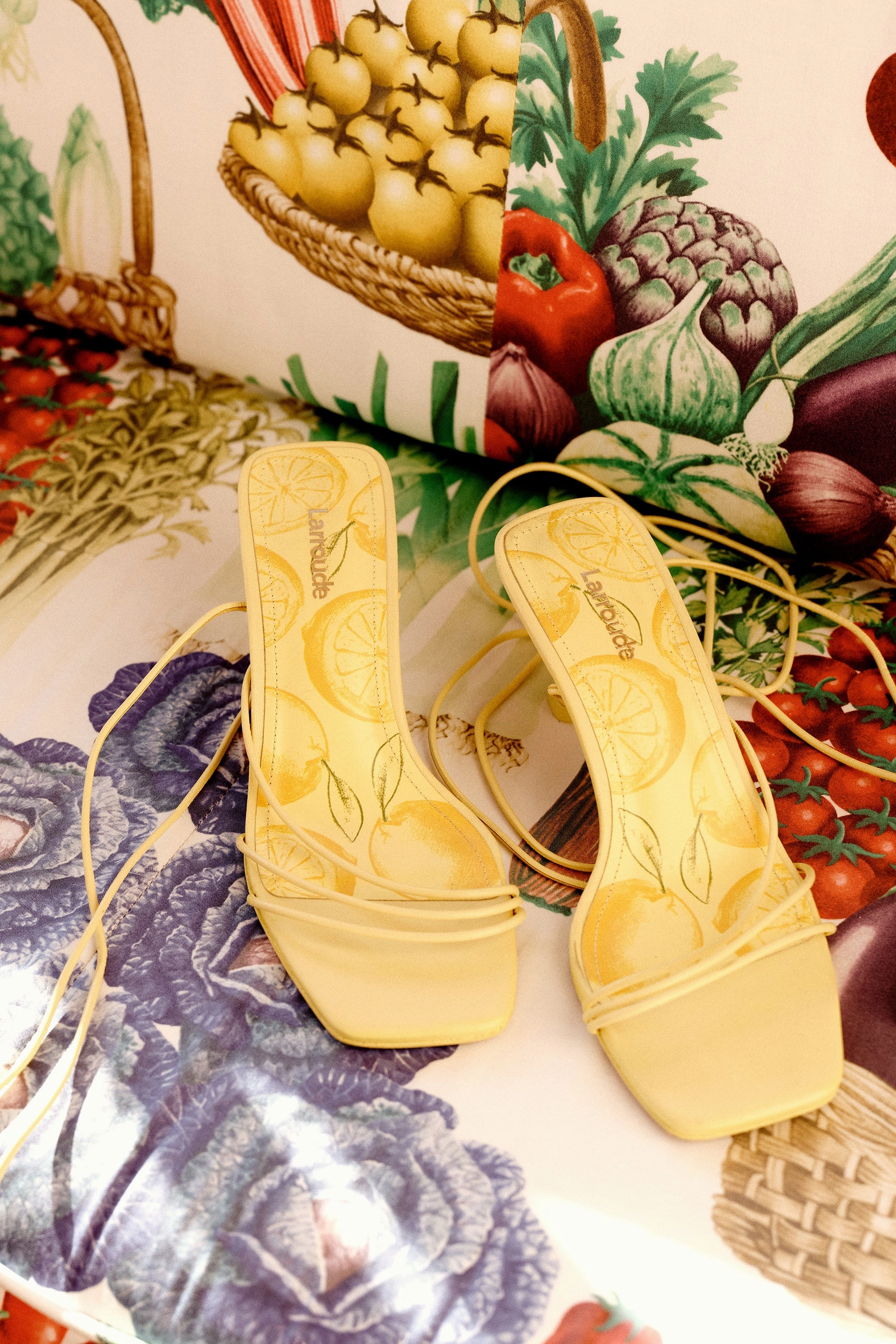 Nadia Sandal In Lemonade Leather