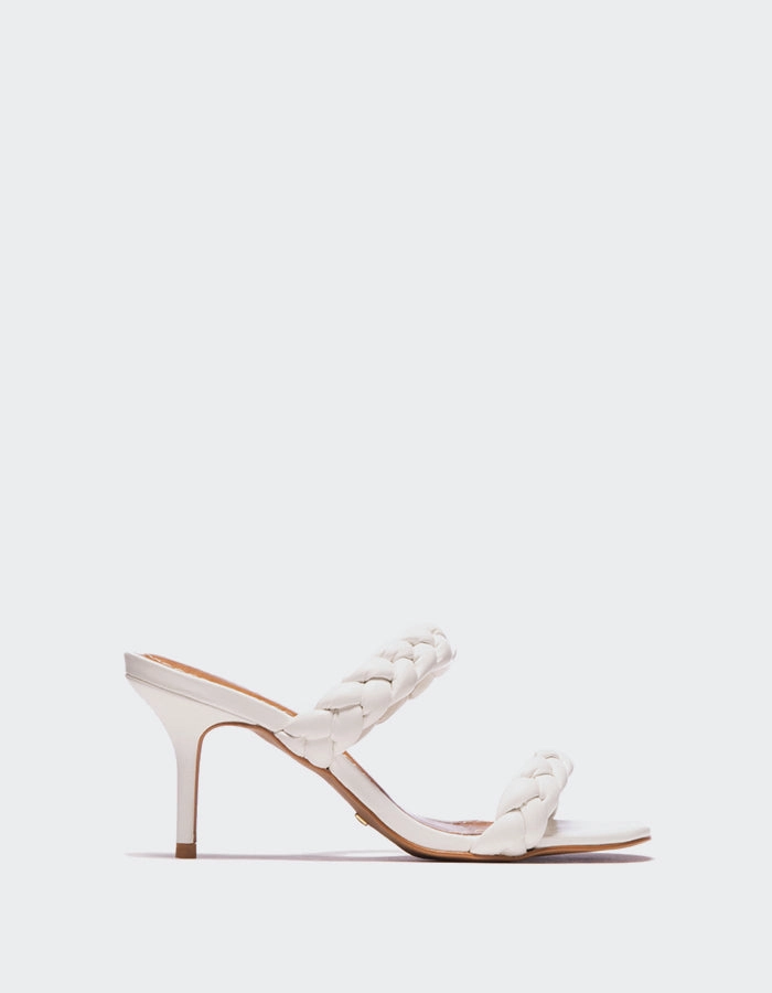 Nigella White Leather