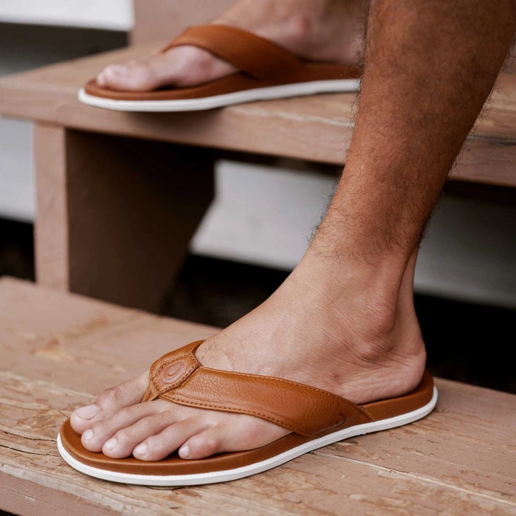 Olukai Men's Olali Leather Sandals