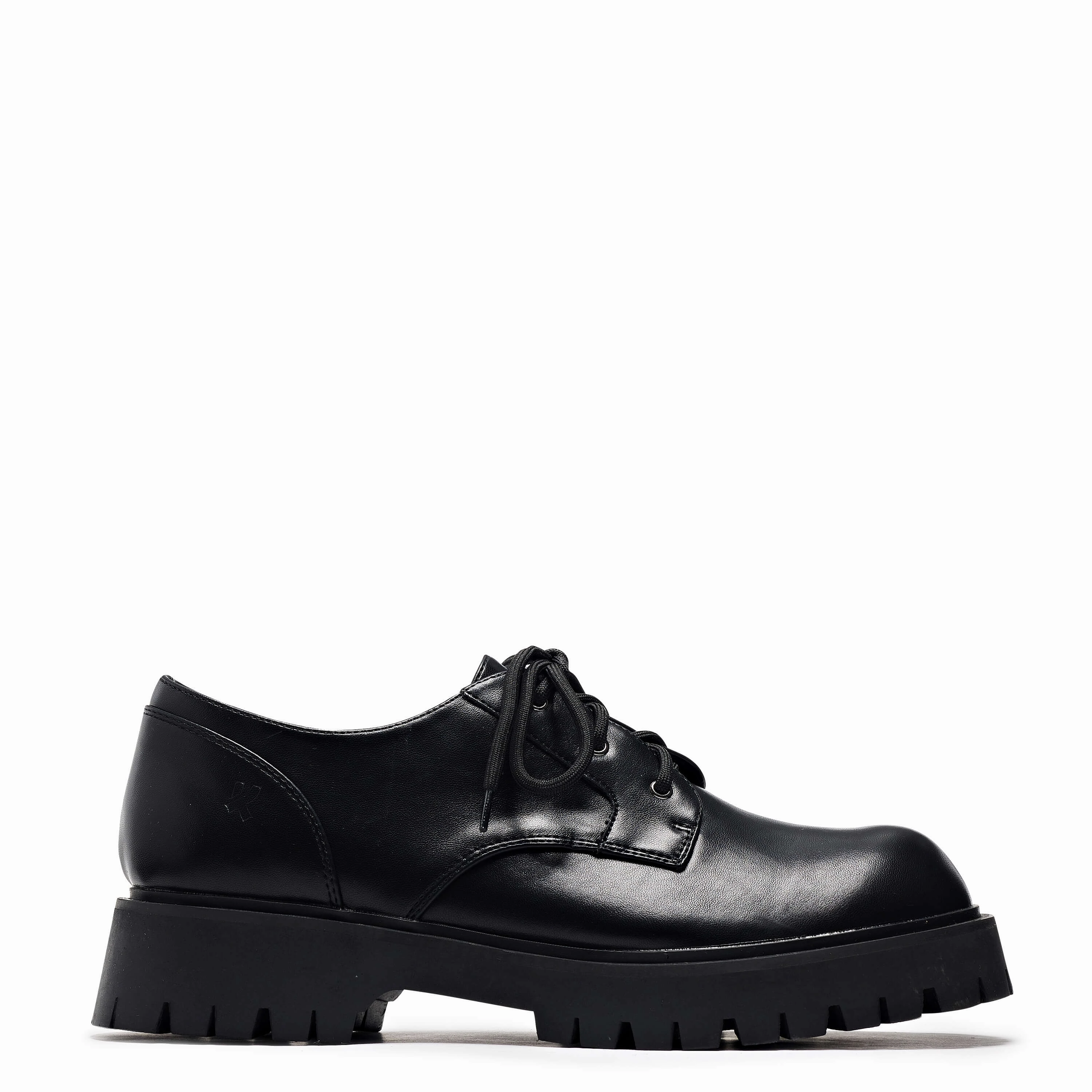 Pinemoon Men's Black Lace Up Shoes