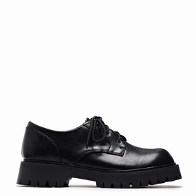Pinemoon Men's Black Lace Up Shoes