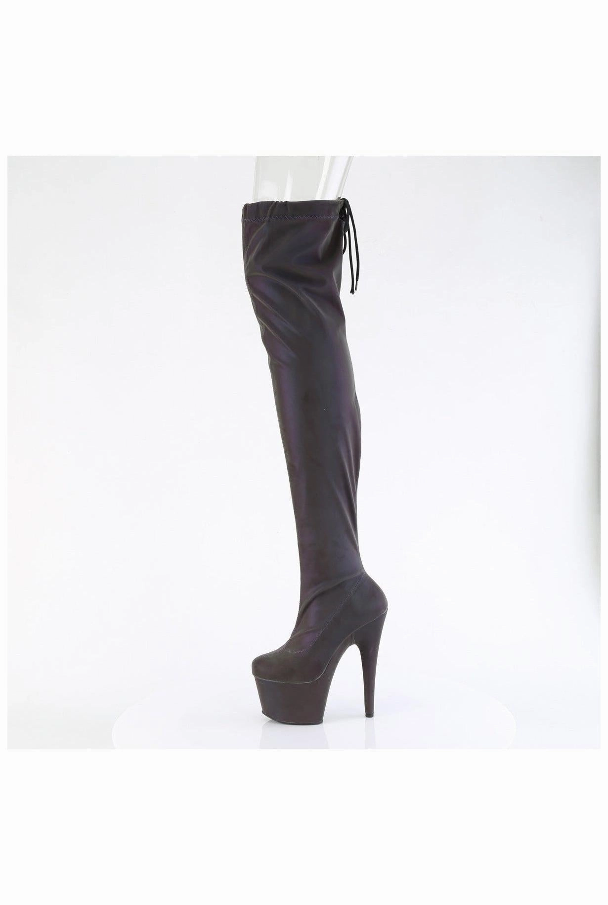 Pleaser ADORE-3008REFL Thigh Boot