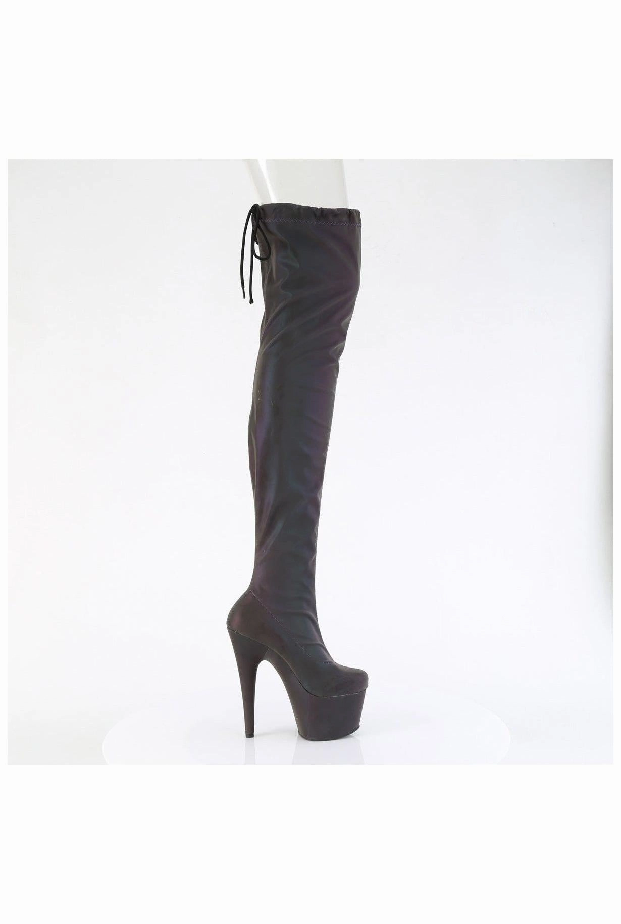 Pleaser ADORE-3008REFL Thigh Boot