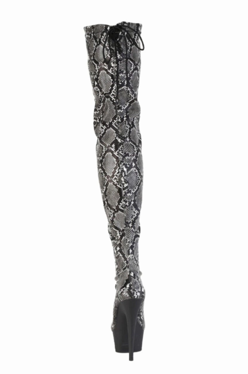 Pleaser DELIGHT-3008SP-BT Thigh Boot