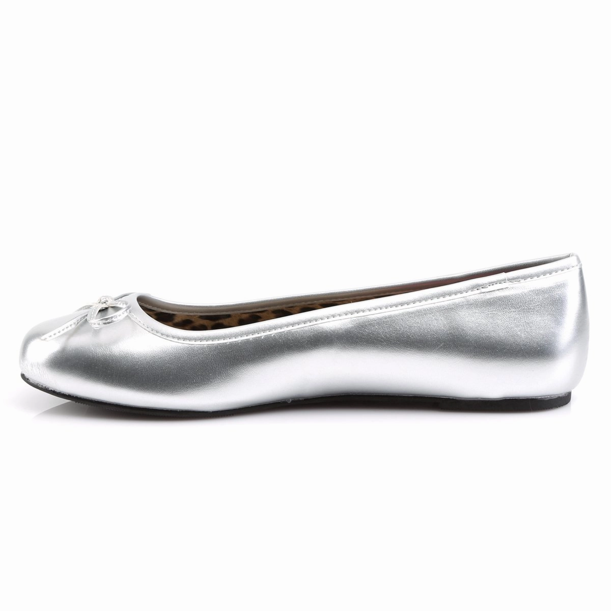 Pleaser Pink Label Anna-01-Silver-Size 15-Clearance