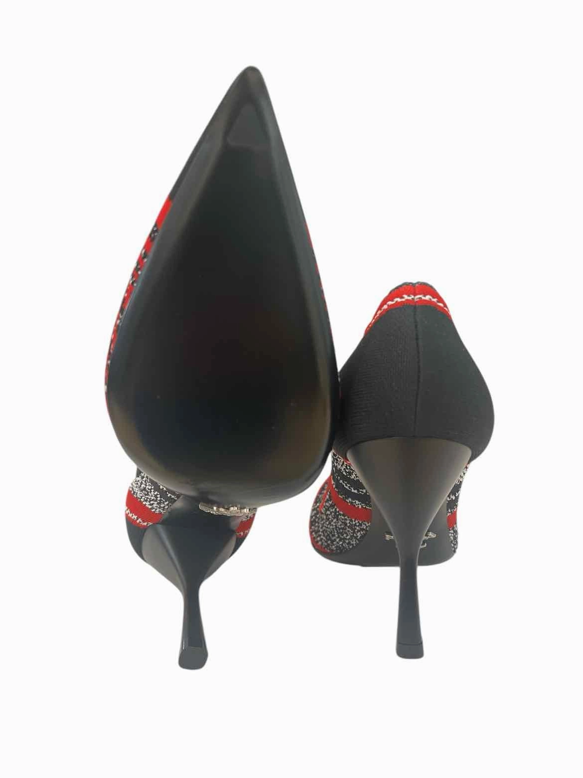 Prada Red and Black Size 36.5 Shoes
