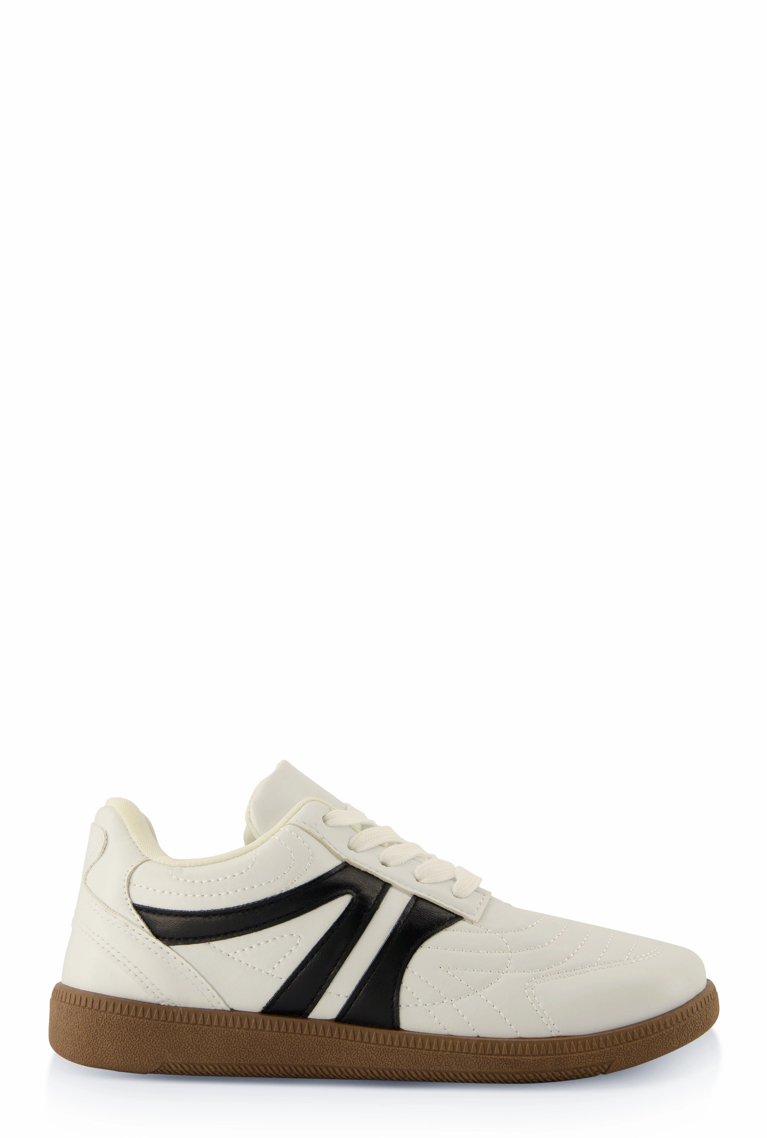 Quilted Lace Up Sneakers