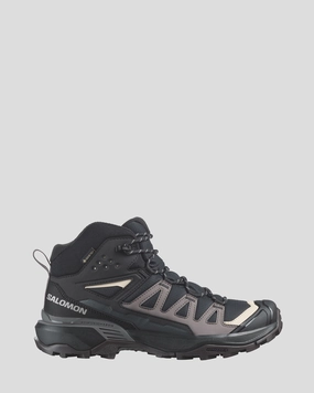 Salomon X Ultra 360 Mid GTX Women's Hiking Boots - Black/Plum Kitten/Shale