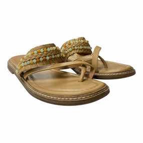 Sandals Flats By Lucky Brand In Tan, Size:8.5