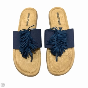 Sandals Flats By Minnetonka In Blue, Size: 7