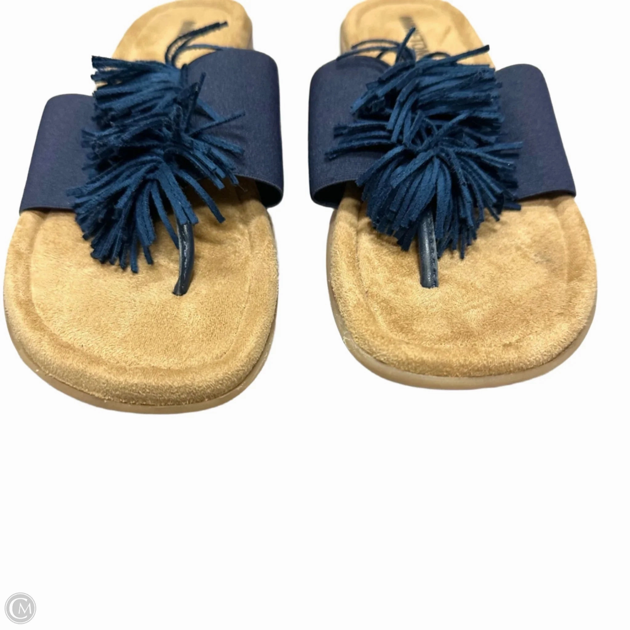 Sandals Flats By Minnetonka In Blue, Size: 7