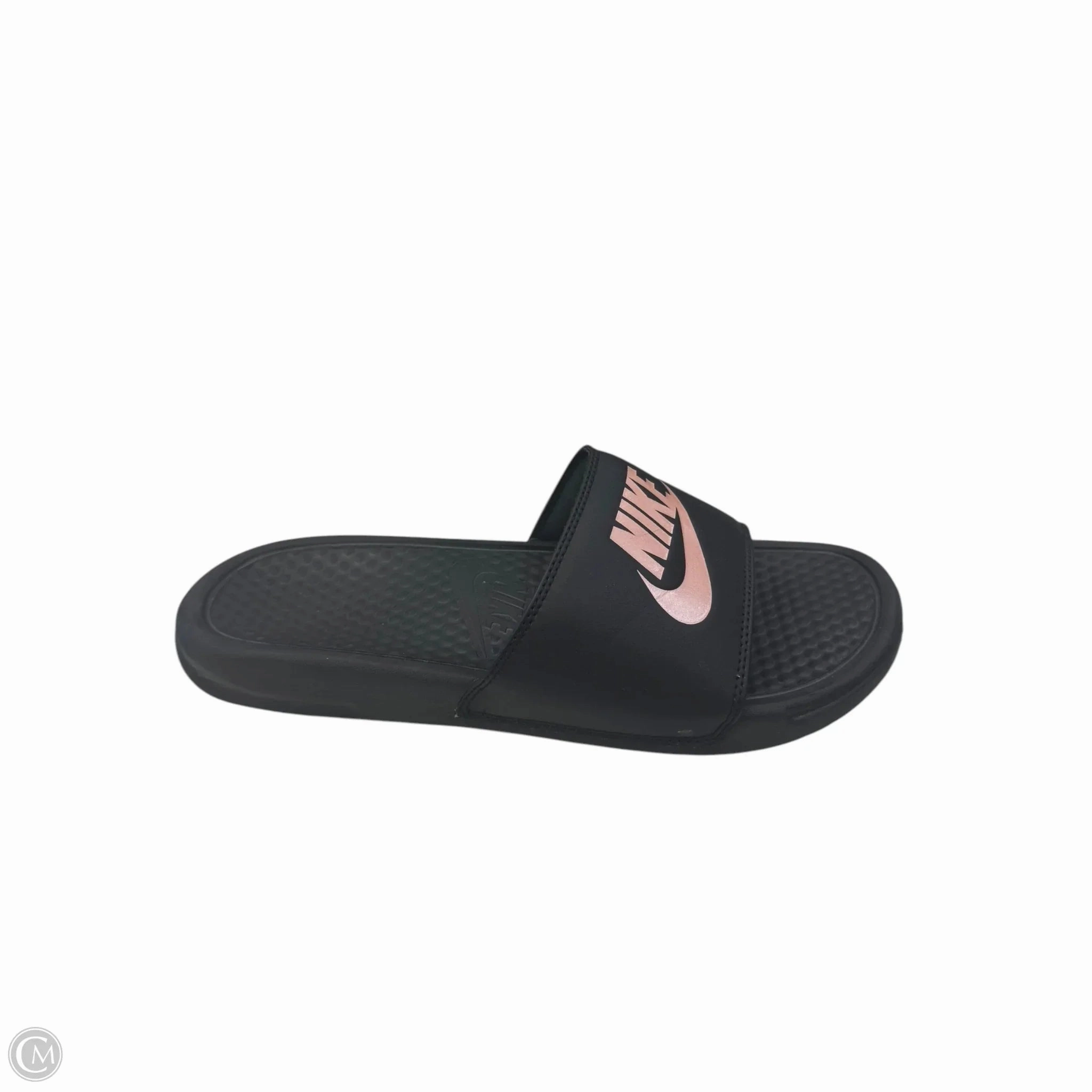 Sandals Flats By Nike In Black, Size: 9