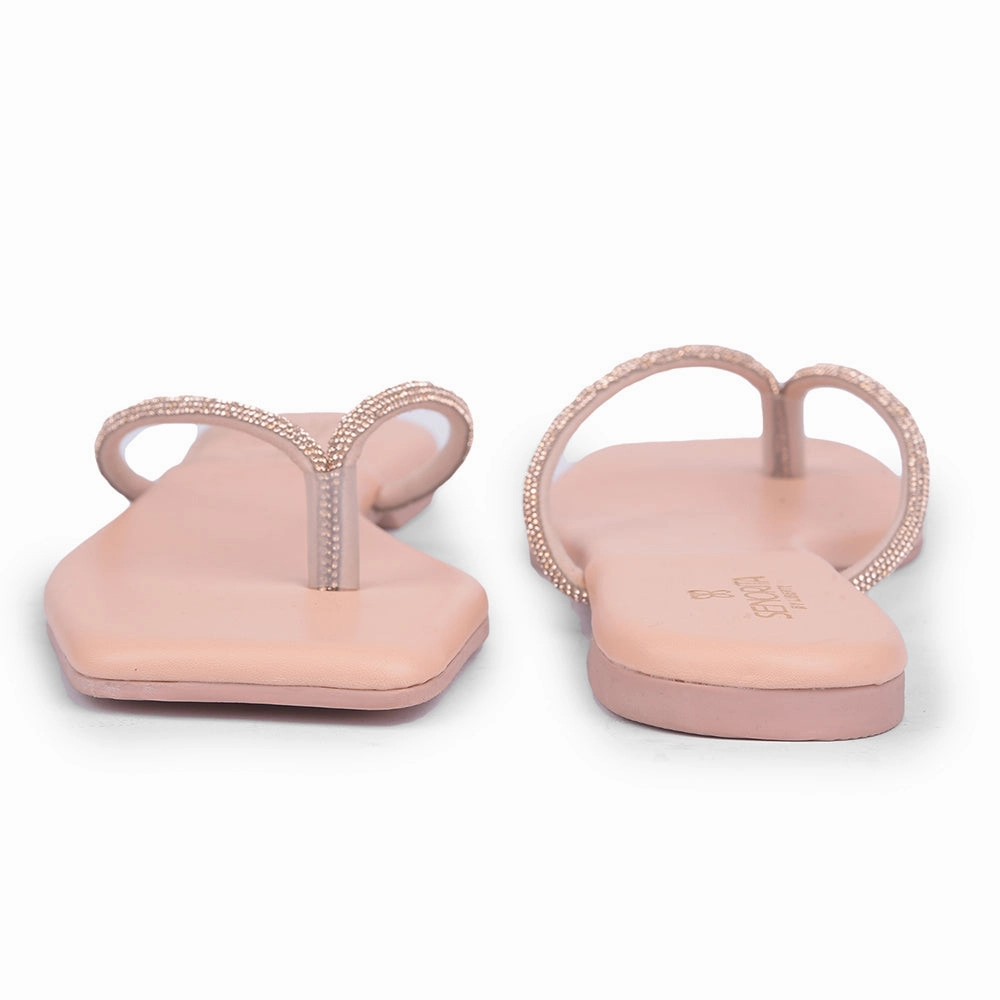 SENORITA By Liberty Women STY-50E Peach Casual Slippers
