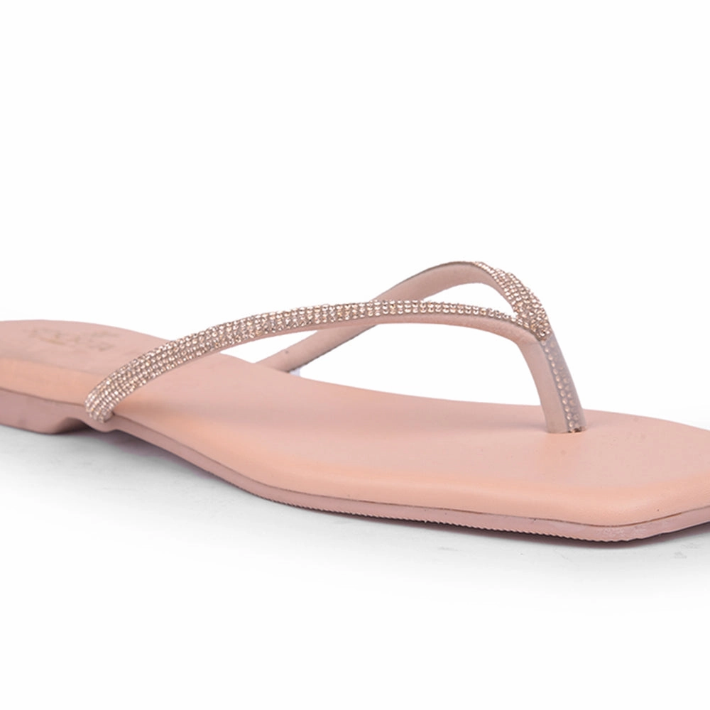 SENORITA By Liberty Women STY-50E Peach Casual Slippers