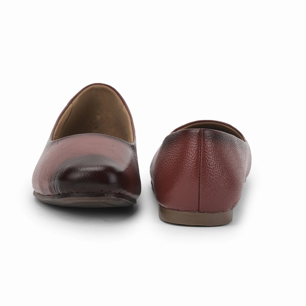 Senorita Casual (Cherry) Ballerina Shoes For Ladies MDL-51 By Liberty