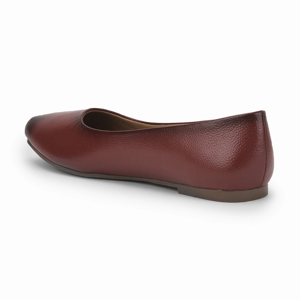 Senorita Casual (Cherry) Ballerina Shoes For Ladies MDL-51 By Liberty