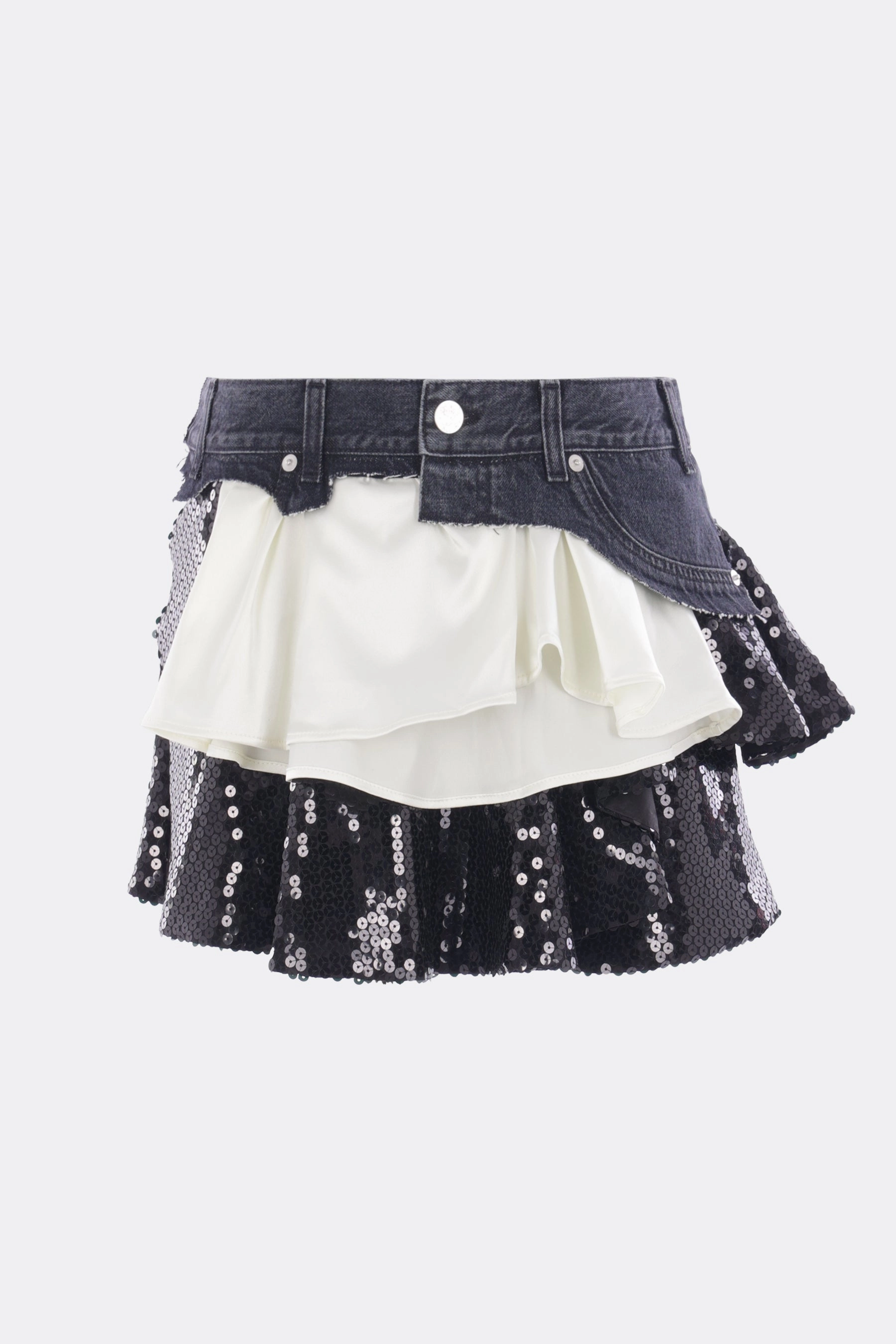 sequin triple skirt