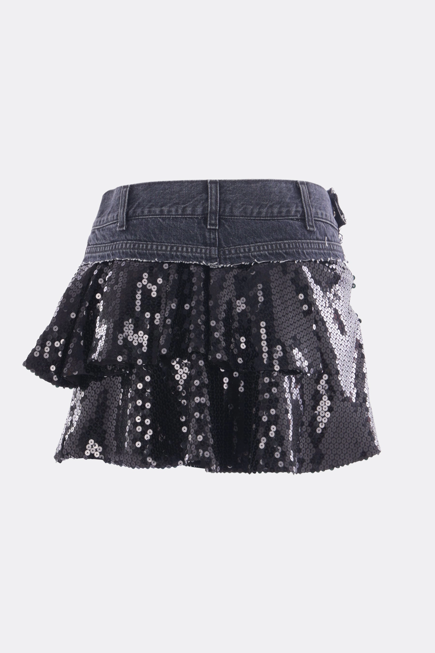 sequin triple skirt