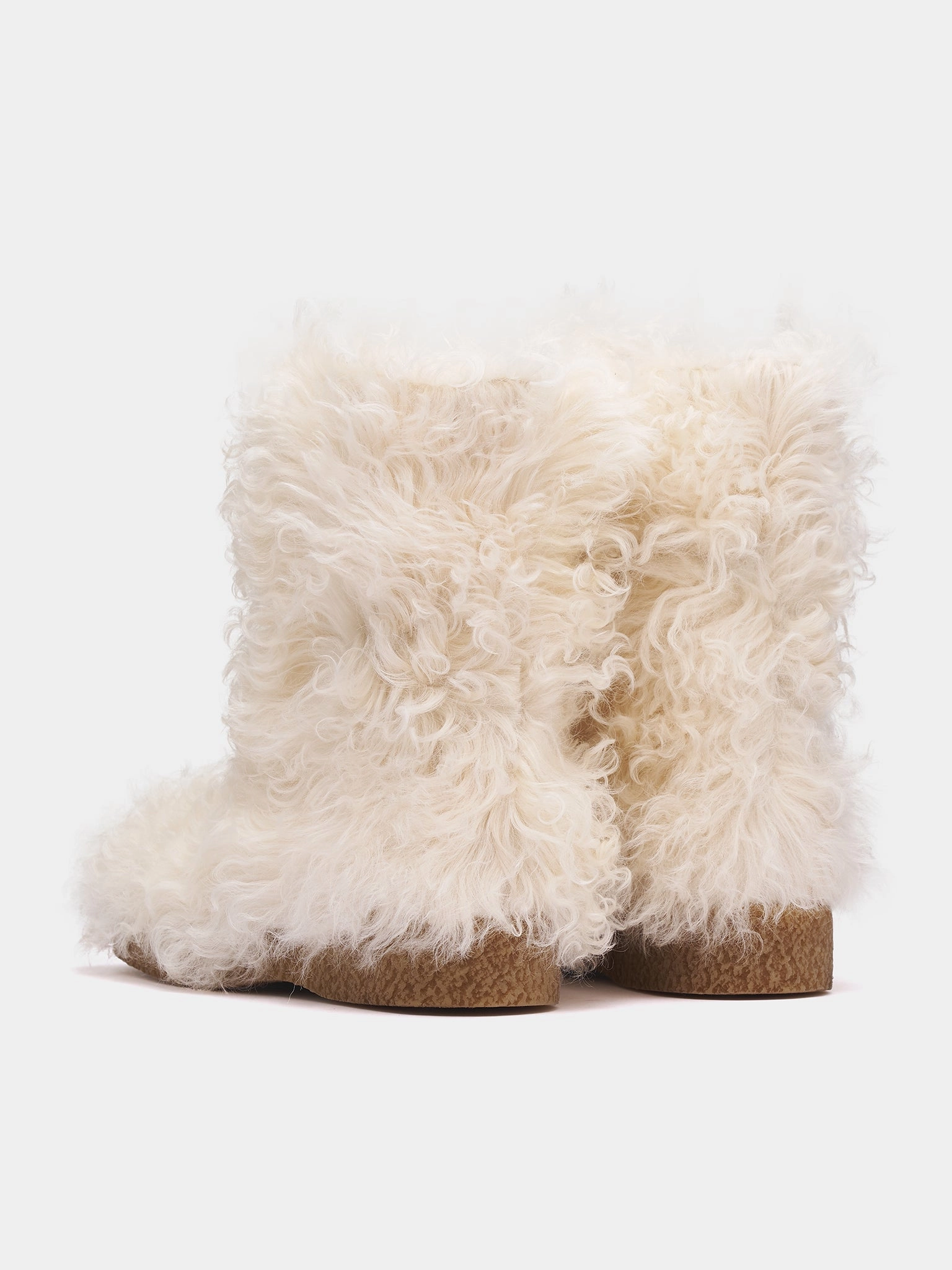 Shearling Boots (816585V55T1-POPCORN)