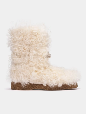 Shearling Boots (816585V55T1-POPCORN)