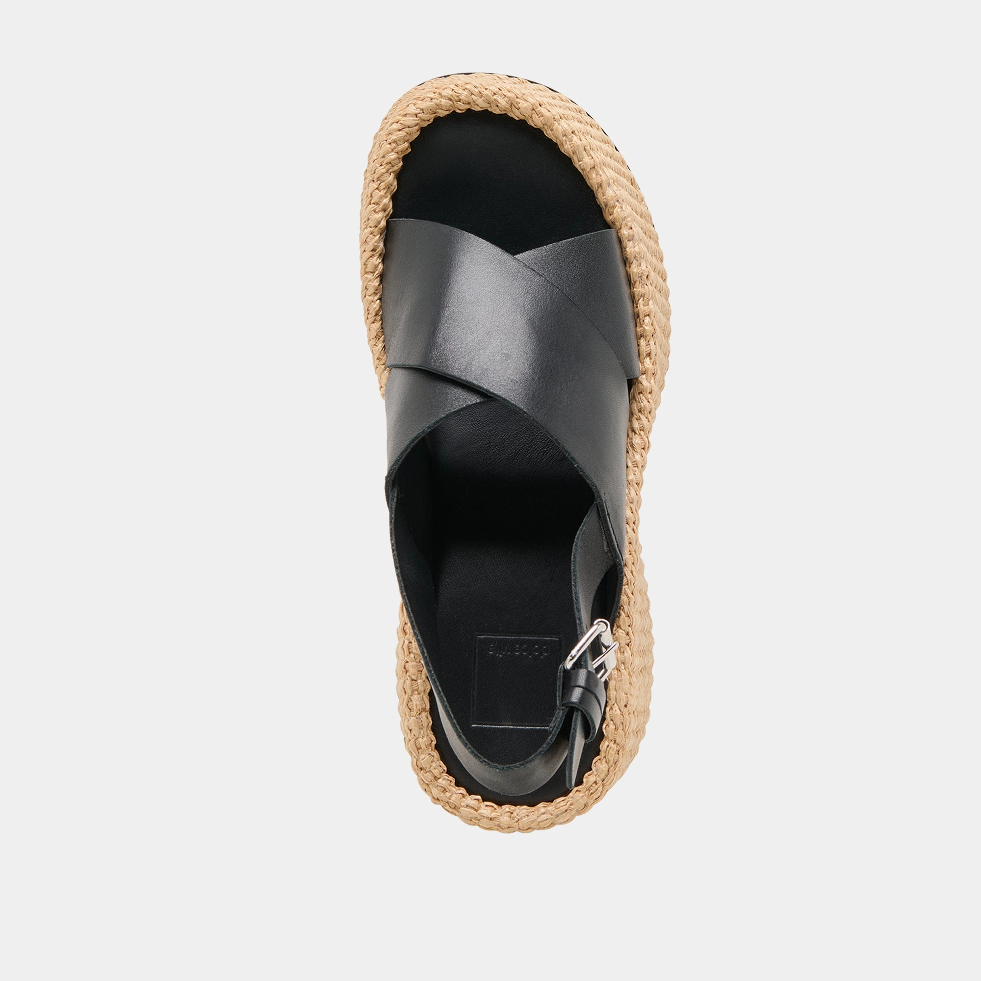 SKYLAR WEDGES BLACK LEATHER
