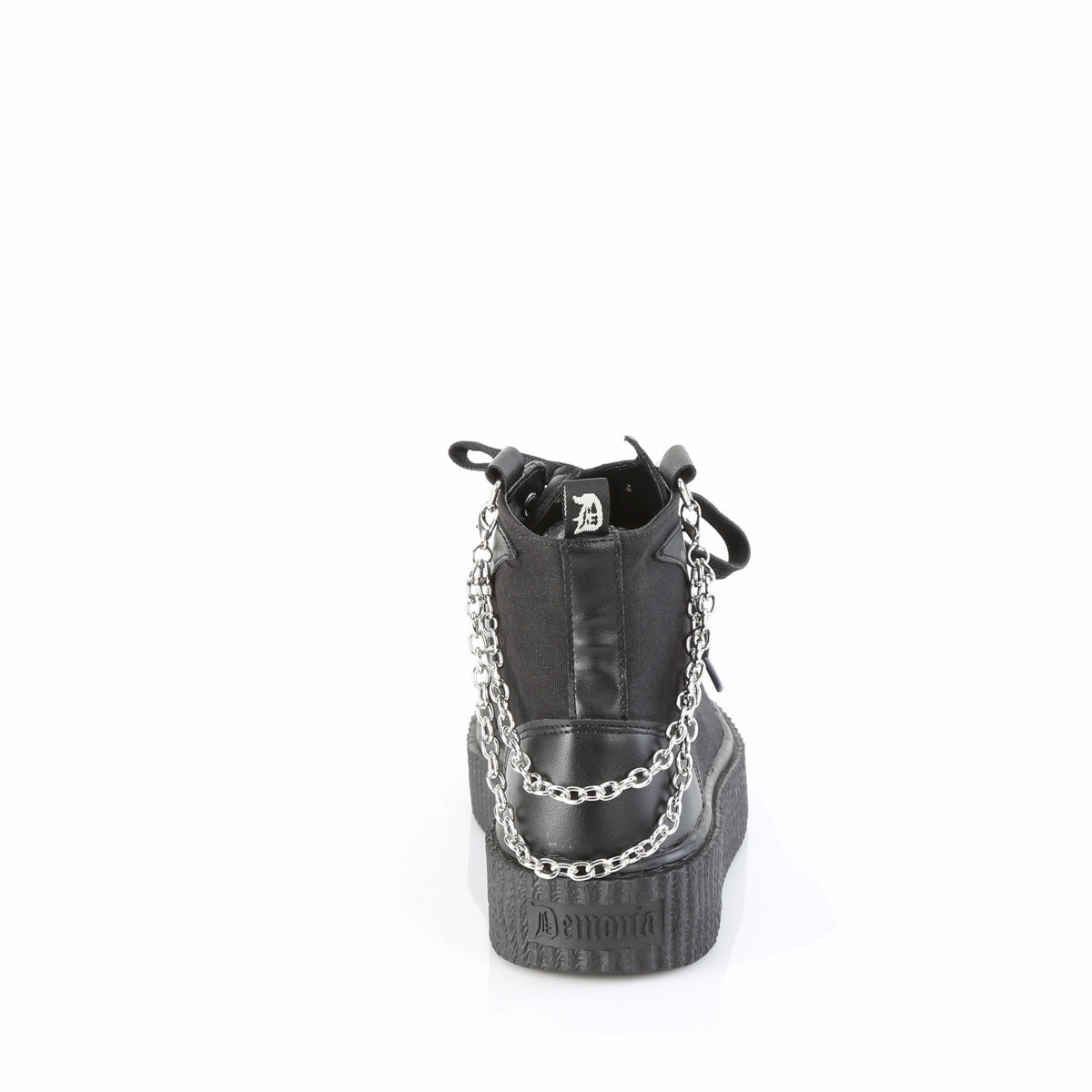 SNEEKER-230  Black Canvas-Vegan Leather