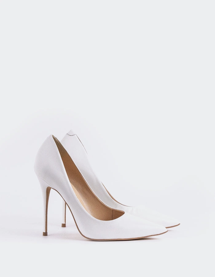Teeva White Leather