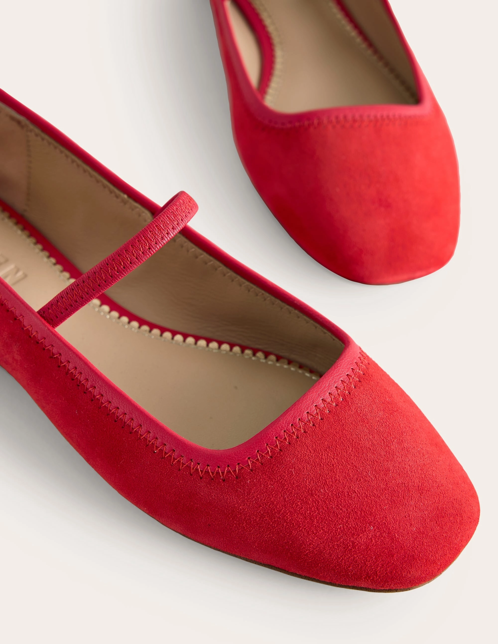 Thea Mary Jane Ballet Flats-Red