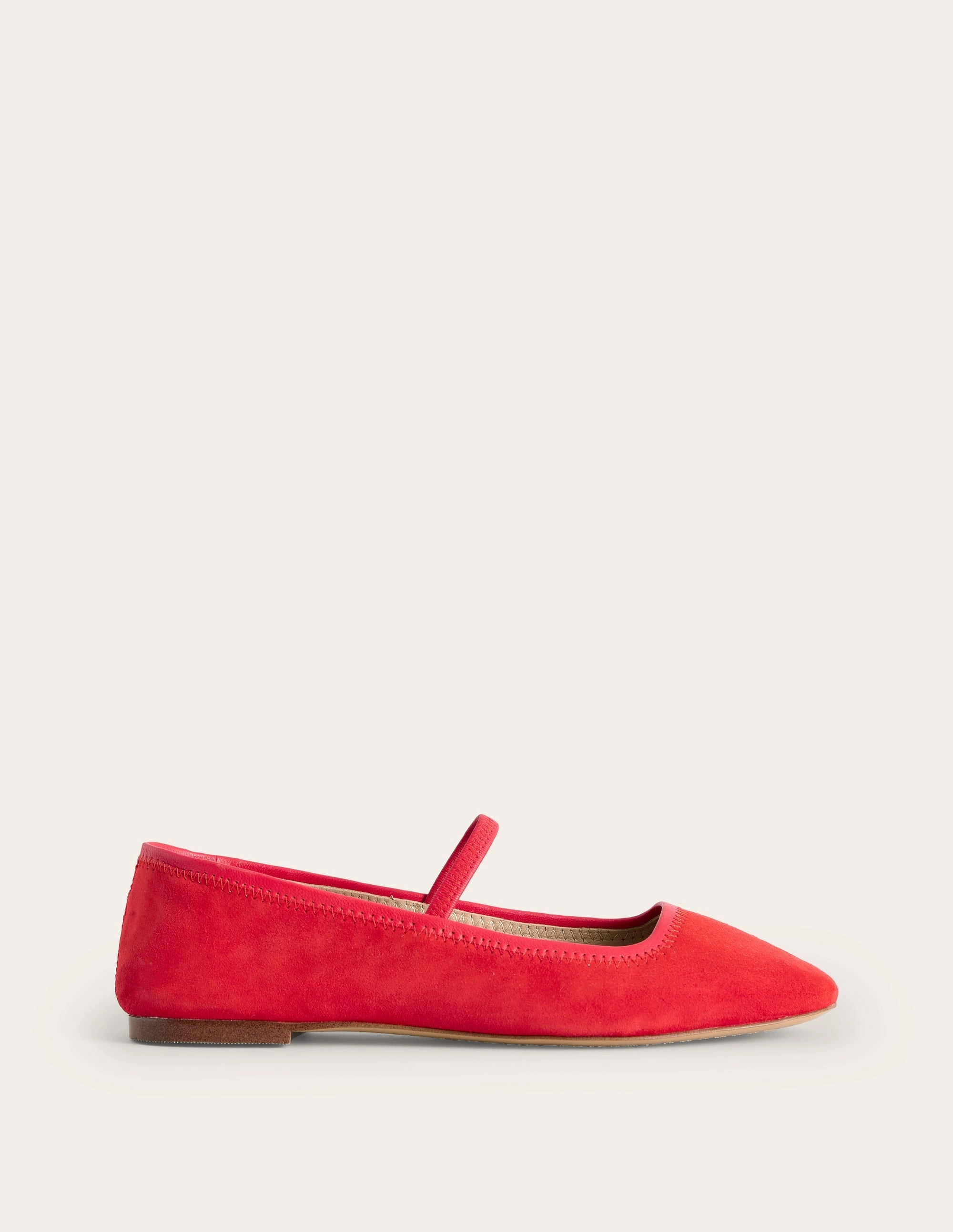 Thea Mary Jane Ballet Flats-Red
