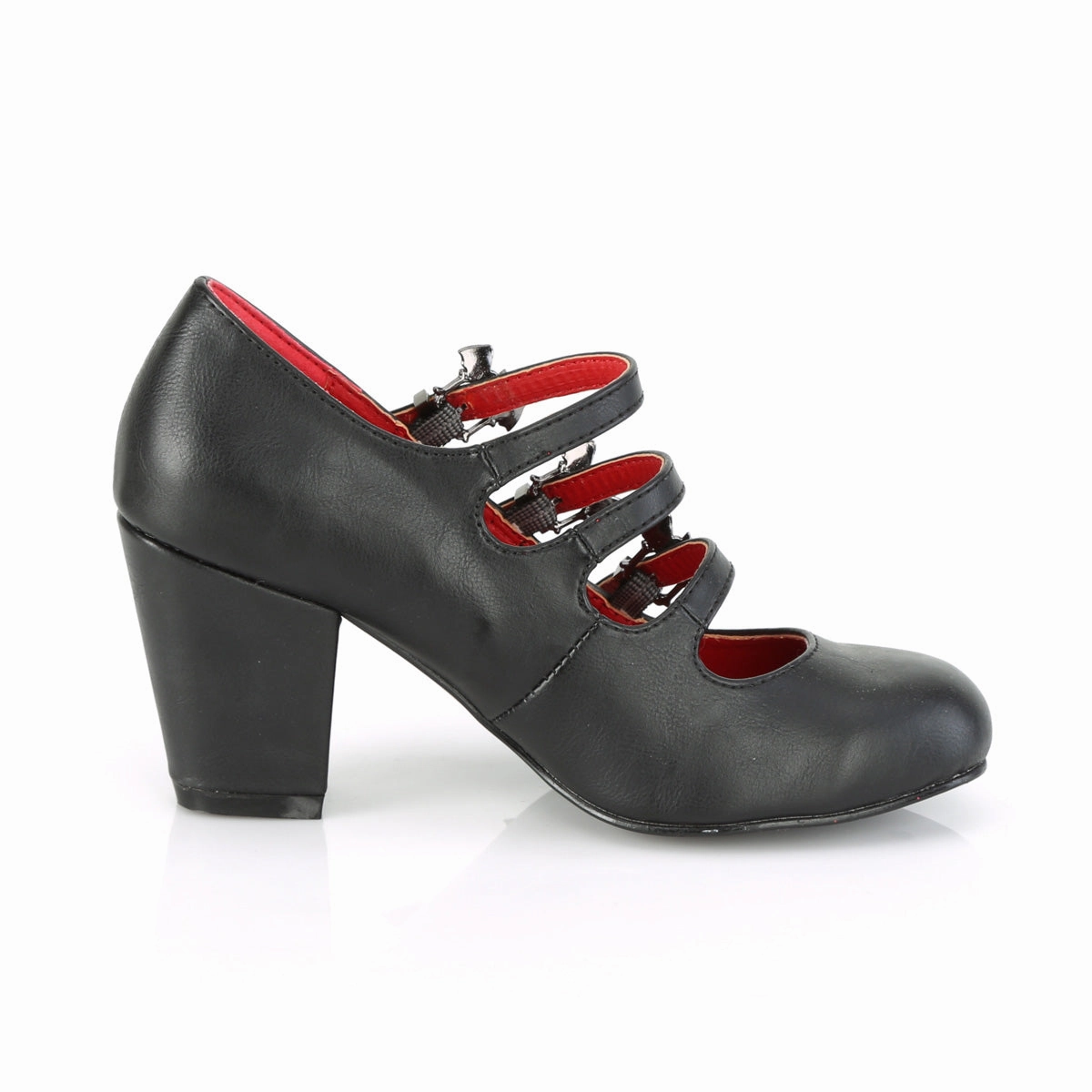 VIVIKA-38  Black Vegan Leather