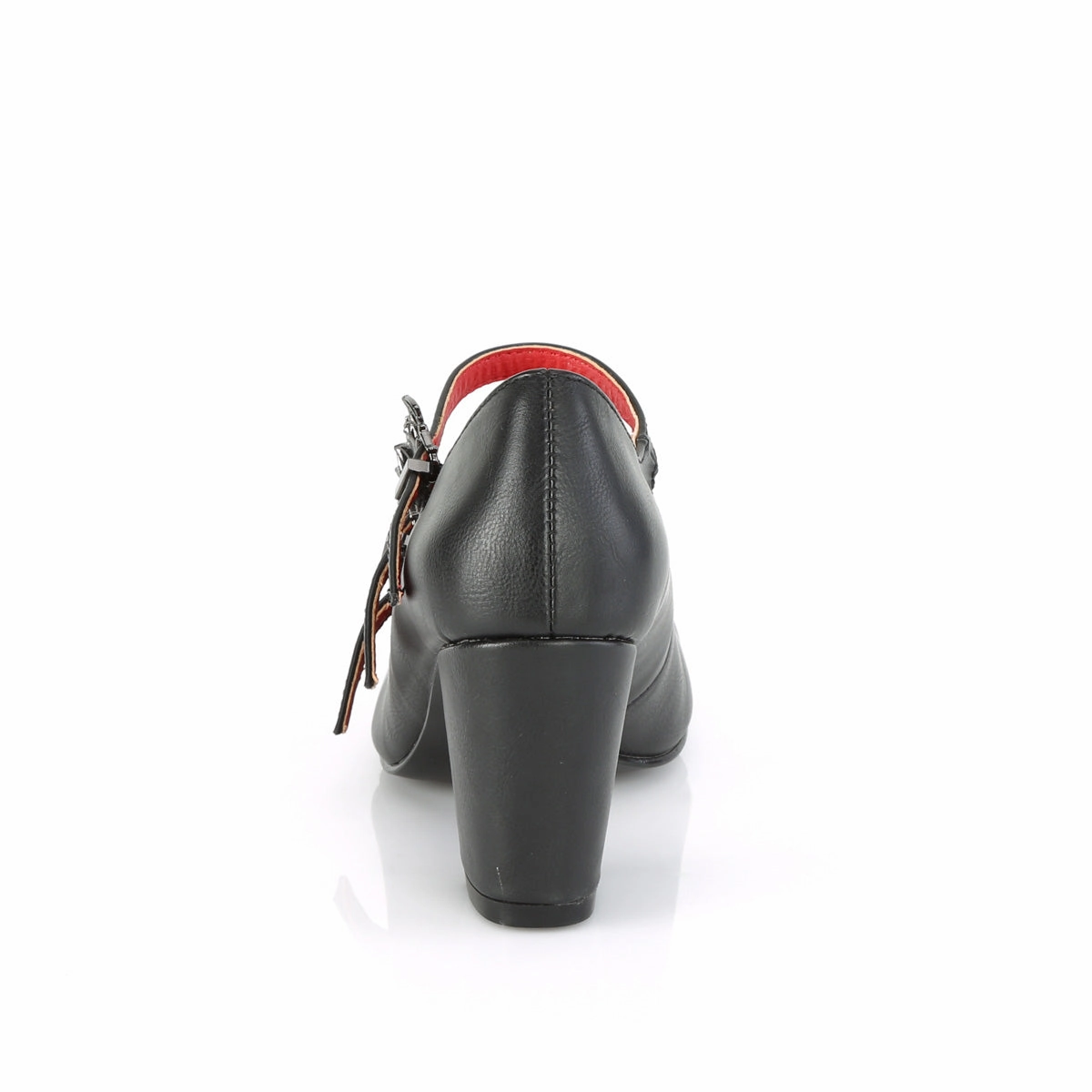 VIVIKA-38  Black Vegan Leather