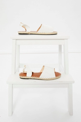 White Strap Detail Espadrilles