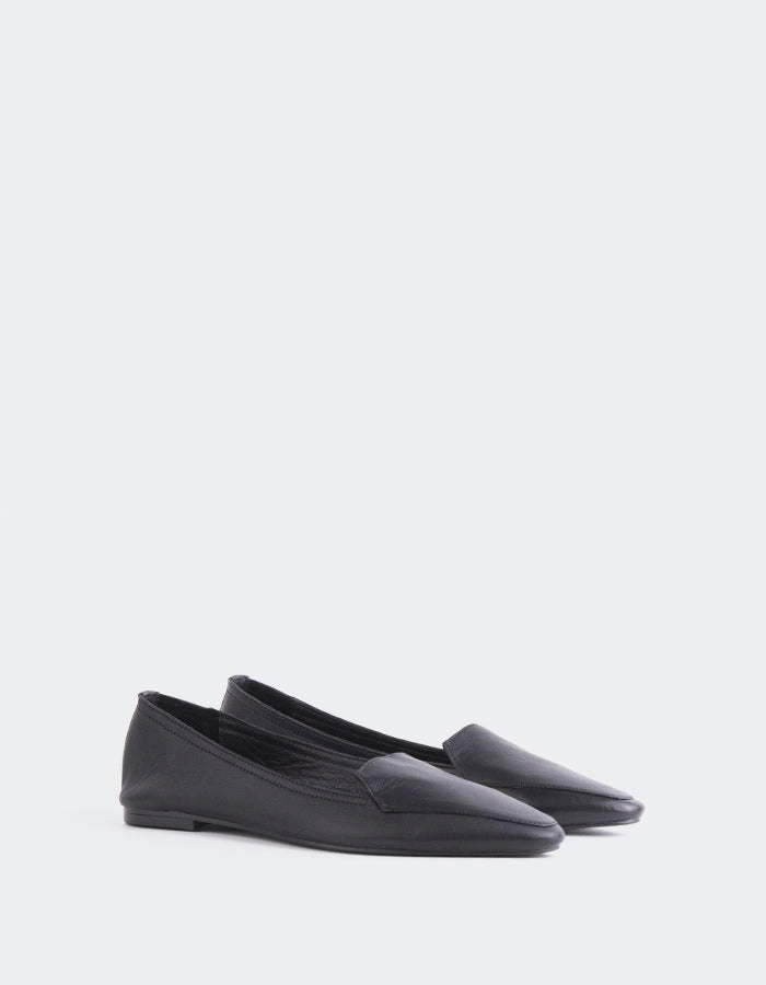 Winkle Black Leather