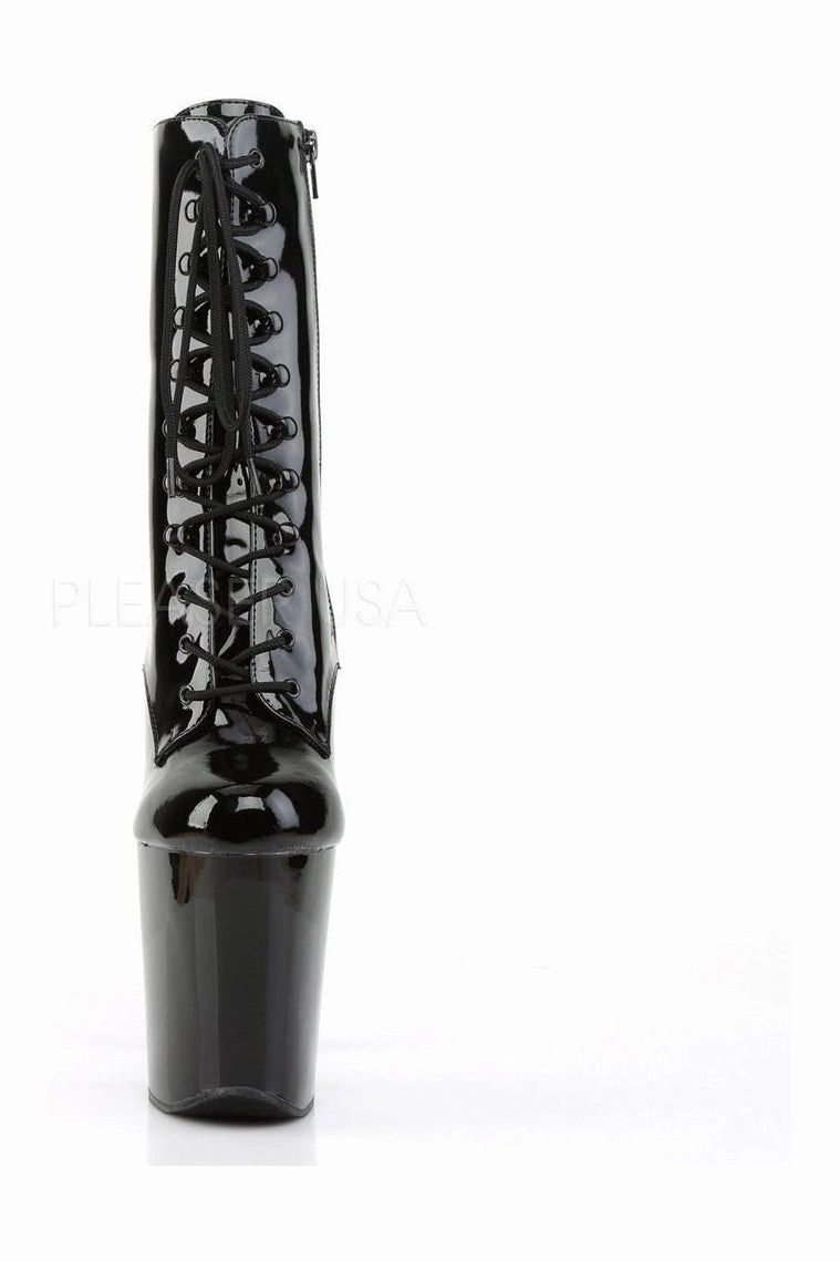 XTREME-1020 Platform Boot  | Black Patent